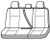 Covercraft Seat Cover SSJ8474FJ11WFBK SeatSaver; Jeep Logo; Urethane-Coated Waterproof Material; Black; For One Row