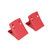 Husky Towing Wheel Chock 38512 Foldable; Husky Red; Steel; With Case; Set Of 2
