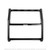 Go Rhino Safety Division Bumper Push Bar 5165-4L61 LR Series; Powder Coated; Black; Steel; 3 Inch Diameter; Without Wrap Around Brush Guard; With 4 Whelan Light Mounting Holes; With Mounting Brackets