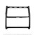 Go Rhino Safety Division Bumper Push Bar 5165-4L61 LR Series; Powder Coated; Black; Steel; 3 Inch Diameter; Without Wrap Around Brush Guard; With 4 Whelan Light Mounting Holes; With Mounting Brackets