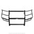 Go Rhino Safety Division Bumper Push Bar 5165-4L61 LR Series; Powder Coated; Black; Steel; 3 Inch Diameter; Without Wrap Around Brush Guard; With 4 Whelan Light Mounting Holes; With Mounting Brackets