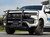 Go Rhino Safety Division Bumper Push Bar 5297-2L72 LR Series; Semi Gloss Powder Coated; Black; Steel; Without Wrap Around Brush Guard; With 2 Federal Signal MPS600U Light Mounting Holes; With Mounting Brackets