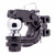 Husky Towing Pintle Hook 33258 Combo With 2-5/16 Inch Ball; Use With Husky Adjustable Ball Mount System; Hook Rating 20000 Pounds Gross Trailer Weight; Black