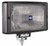 Hella Driving/Fog Light 006300911 Driving/Fog Light; JUMBO 220; Halogen Bulb; H3 Bulb; 5.23 x 9.52 Inch Rectangular; 55 Watt; Fog Beam; Glass Lens; Black ABS Plastic Housing; Zinc Coated Steel Bracket Mount