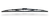 Scrubblade Windshield Wiper Blade SB1800 Heavy Duty; 18 Inch Length; Single Blade; Black; Standard; Steel Frame; Graphite Coated Blades; With Adapters