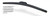 Scrubblade Windshield Wiper Blade HS2400 Platinum; 24 Inch Length; Single Blade; Black; Winter; Rubber Covered Frame; Graphite Coated Blades; With Adapters