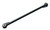 Tuff Country Track Bar 20950 1 Inch Diameter; Non Adjustable; Black