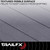 Fits 2024-2025 Ford Ranger TrailFX Bed Mat 704N TFX Bed Mats; Direct-Fit; Drop-In; Without Raised Edges; Textured Pebble Surface Design; Black; Rubber; Tailgate Liner/Mat Not Included
