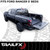 Fits 2024-2025 Ford Ranger TrailFX Bed Mat 704N TFX Bed Mats; Direct-Fit; Drop-In; Without Raised Edges; Textured Pebble Surface Design; Black; Rubber; Tailgate Liner/Mat Not Included
