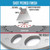 Coyote Wheel Accessories Wheel Spacer 911129-A 5 Millimeter/3/16 Inch Thickness; Wheel Stud Mount; Non-Hub Centric Mounting; 78.10 Millimeter Hub Size; Silver; Die Cast Aluminum; Set Of 2