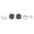 Monroe Shock Absorber Mounting Kit P01029 OE Replacement; With Bushings/Nuts/Washers