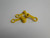 Helix Racing Brake Bleeder Screw Cap 202-2002 Yellow; With Tether; Set Of 4