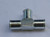 Helix Racing Radiator Hose Tee 058-2235 T Shape; 3/4 Inch Radiator Hose; Plated Steel