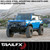 TrailFX Running Board ORB012 TFX Overland Running Board; Tube; Bolt On; Powder Coated; Matte Black; Steel; With Two Step Area Per Bar