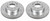 Fits 1965-1982 Chevrolet Corvette Power Stop Brake Rotor AR8207XPR Evolution TRU-CAST; Drilled And Slotted; Sliver Zinc Plated Cast Iron; Set Of 2