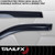 Fits 2020-2025 Toyota Highlander TrailFX Rainguard 4739H Low Profile; Fits Front And Rear; Tape-On; Smoke; Acrylic; Set Of 4