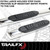 Fits 2024-2025 Toyota Tacoma TrailFX Nerf Bar A7103S TFX 5 Oval Straight Side Bars; With Step Pads; With Bed Step; 5 Inch Oval Straight; Polished; Stainless Steel; Without End Caps; Rocker Panel Mount