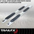 Fits 2024-2025 Toyota Tacoma TrailFX Nerf Bar A7103S TFX 5 Oval Straight Side Bars; With Step Pads; With Bed Step; 5 Inch Oval Straight; Polished; Stainless Steel; Without End Caps; Rocker Panel Mount