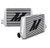 Mishimoto Intercooler MMINT-UG Air To Air; G-Line; Maximum 1250 CFM; 3 Inch Inlet; 3 Inch Outlet; Silver