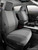 Fia Seat Cover OE38-33 GRAY Oe; Bucket With Adjustable Headrests; Original Equipment OE Standard Fabric; Light Gray Center With Dark Gray Side Panels; Set of 2