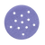 SEM Sanding Disc SA3080 Used For Fast Cutting/Long Life/Consistent Finish On All Substrates; Multi-Hole Pattern; Blue; 3 Inch Diameter; Film Backing; 80 Grit; Velcro Type Attachment; Machine Use; Box Of 50