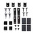 TrailFX Fender Flare Hardware Kit TFHKF11 For Trail FX TFF3011S Fender Flare