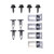 TrailFX Fender Flare Hardware Kit TFHKT02 For Trail FX TFT3002S Fender Flare