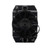 Mishimoto Radiator MMRAD-UNI-DRGBK Dual Core Rows; Powder Coated; Black; Aluminum; -16 ORB Inlet/Outlet