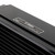 Mishimoto Radiator MMRAD-UNI-DRGBK Dual Core Rows; Powder Coated; Black; Aluminum; -16 ORB Inlet/Outlet