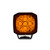 Hella Driving/Fog Light 358233941 Driving/Fog Light; X-Treme Series; LED Bulb; 28 LED Bulbs; 3.3 X 3.58 Inch Cube; 60 Watt; 12 To 24 Volt DC; Spot Beam; 5700 Lumens; Amber Polycarbonate Lens; Black Aluminum Housing; Upright Mount; Set Of 2