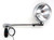 Unity Spotlight 330V The Beam; 100 Watt Halogen; 6 Inch Chrome Housing; White Light; Post Mount