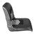 WISE Seating Boat Seat 3309-860 Pro Angler Series; Fishing Seat; Fold Down Clam Shell Seat; Non-Adjustable; Foldable; Charcoal/Marble And Black; Foam Padding/Vinyl Cover/Plastic Frame; Without Headrest; With Mounting Screws