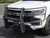 Go Rhino Safety Division Bumper Push Bar 5165A-2L LR Series; Textured Powder Coated; Black; Aluminum; 3 Inch Diameter; Without Wrap Around Brush Guard; With 2 Light Mounting Holes; With Mounting Brackets