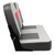 WISE Seating Boat Seat 3342-1881 Pro Angler Series; Passenger Seat; Bench Seat; Non-Adjustable; Foldable; Charcoal/Marble And Regal Red; Foam Padding/Vinyl Cover; Without Headrest; With 2 Piano Hinges