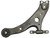Durable OEM Control Arm | Fits Like Original Equipment | with Bushing, Powder Coated