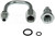 Dorman Power Steering Control Valve Bypass Tube 926-049 OE Solutions; OE Replacement; 2500 PSI; Steel; Single