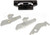 1994-2006 Fits Dodge Dakota, Jeep Liberty Grand Cherokee Wrangler TJ | Dorman Parking Brake Lever Kit, OE Replacement