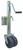 Swivel Boat & Trailer Tongue Jack | 1500lb Capacity | Manual Round Sidewind | 12" Travel | Zinc Plated | Polypropylene Double Wheel