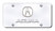 Chrome Acura Logo License Plate | Dual Plates, Stainless Steel, Made in USA