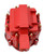 High Performance ACCEL Distributor | Chevy Big/Small Block | Vacuum and Mechanical Advance | With Steel Gear | Red Cap | Magnetic Trigger