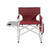 Faulkner Director Camping Chair | Comfortable, Compact, Burgundy | Aluminum Frame | 300lb Capacity