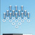 High-Performance Intake Manifold Bolts | For Chevy 265-400 | Grade 5 Steel | Zinc Plated | 12 Bolts/Washers