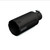 GEM Tube Exhaust Tail Pipe Tip | Ultimate Corrosion Protection | 5" Outlet | Black Aluminum/Stainless | Bolt-On | GEM Logo