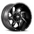 Enhance your GD01 Series 17x9 Wheels | Black Plastic Spoke Insert Set Of 7 | Right Directional Design