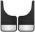 Extreme 12" Universal Mud Flaps | Sleek Factory Look | Rubber & Stainless Steel | Set of 2