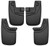 Tougher Than Rocks! Husky Liner Mud Flaps 2005-2015 Tacoma | Contoured Black Set of 4