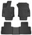Enhance your 2019-2021 Toyota RAV4 with Ultimate WeatherBeater Floor Liners | Smooth Arcing Ribs, Raised Heel Pad, Rubber
