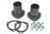 Hedman Hedders Exhaust Header Reducer 21104 3-Bolt Flange Style; 3-1/2 Inch Collector Diameter; 2-1/2 Inch Exhaust Pipe Diameter; Mild Steel; Without Oxygen Sensor Bung; With Gaskets and Hardware; Set Of 2