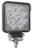 Hella Optilux 4 Inch Square Work Light | 13 Watt 1000 Lumens | Aluminum Housing | Easy Installation
