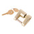 Husky Towing Trailer Coupler Lock | Secure Pad Lock Style | Weather-Resistant Brass | Easy Installation